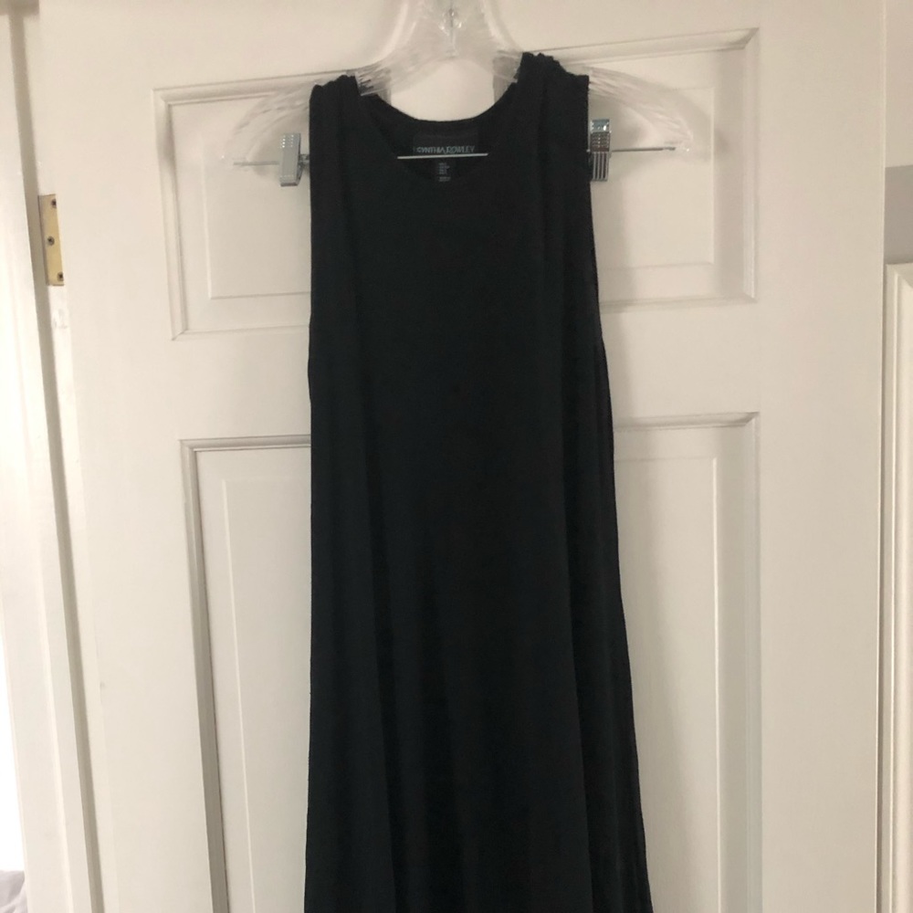 Cynthia Rowley black tank dress